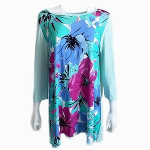 Averardo Bessi Tunic Floral Print Size 12